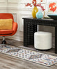 Gypsy Grey Machine Washable Area Rug - 2'6" x 8'0"