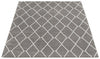 August Dark Grey-White 6'7" x 9'6" Area Rug