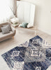 Makondo Mosaique Blue Area Rug - 6'7" x 9'6"