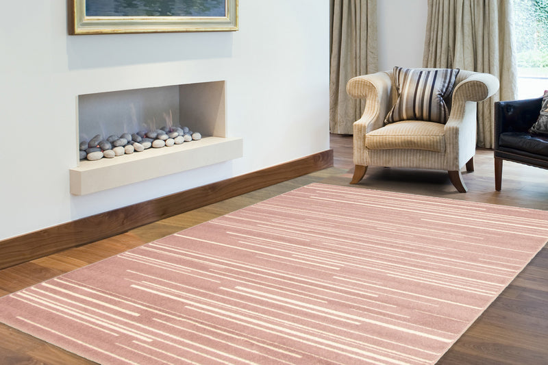 Faith Rose-Cream Area Rug - 3'11\" x 5'7\"
