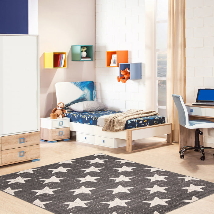 Ira Grey 4'7\" x 6'7\" Area Rug