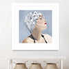 "Getting My Tan On" Matted and Framed White 30x30 Wall Art