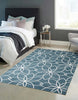 Terali Turquoise Machine Washable Area Rug - 6'0" x 9'0"