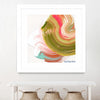 "Night On The Town" Matted and Framed White 30x30 Wall Art