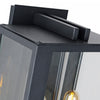 Waterville Matte Black 2-Light Outdoor Wall Sconce II
