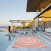 Neisha Modern Coral Rug 5'3" X 7'3" Area Rug
