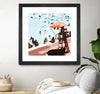 "It's All Going Just Swimmingly" Matted and Framed Black 36x36 Wall Art