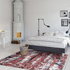 Paloma Marble Pink Area Rug - 6'7" x 9'6"
