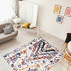 Paloma Quashqai White Area Rug - 3'11" x 5'11"