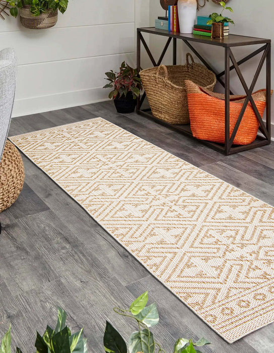 Penney Taupe Area Rug - 2'6\" x 12'0\"