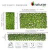 PVC Expandable Trellis 36"x 72" Schefflera Leaves 
