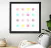 "Pink Iv" Matted and Framed Black 30x30 Wall Art