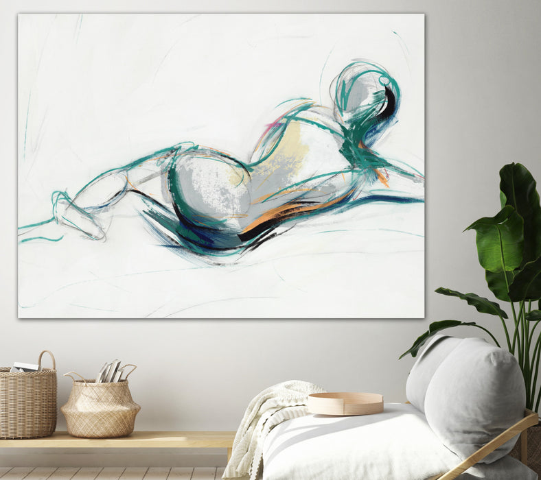 \"Lets Have A Talk Iv\" Giant Art 72x54 Wall Art