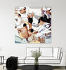 "Tammy & Greg's Pool Party" Giant Art 54x54 Wall Art