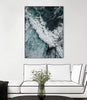 "From Above 9" Canvas Framed Black 30x40 Wall Art