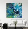 "Abstract Flower" Giant Art 72x72 Wall Art