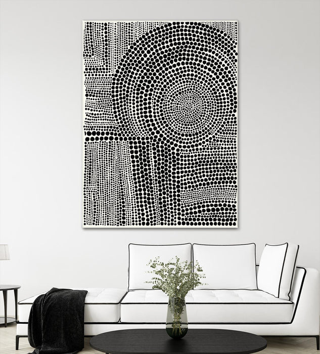 \"Clustered Dots B\" Giant Art 72x54 Wall Art