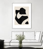 "Untilted" Canvas Framed Black 18x24 Wall Art
