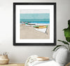 "Lined Up" Matted and Framed Black 30x30 Wall Art