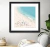 "Beach Love" Matted and Framed Black 30x30 Wall Art