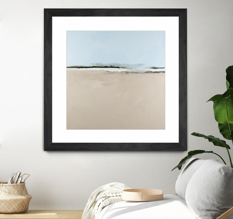 \"Simply Stated\" Matted and Framed Black 30x30 Wall Art