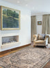 Octavian Tabriz Blue-Ivory Area Rug - 6'7" x 9'6"