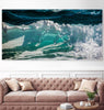 "Broken Waves" Giant Art 72x36 Wall Art