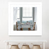"Accidental Scholar" Matted and Framed White 30x30 Wall Art