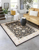 Legacy Black Machine Washable Area Rug - 6'0" x 9'0"