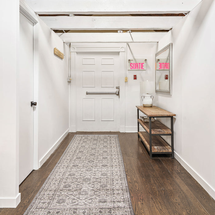 Elita Grey Area Rug - 2'7\" X 8'0\"