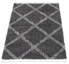 Helma Stark Dark Grey Shag 3'11" X 5'11" Area Rug