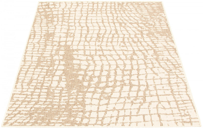 Sadie Safari Champagne-Taupe Area Rug - 3'11\" x 5'7\"