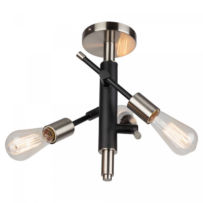 Truro 3-Light Semi-Flush Mount