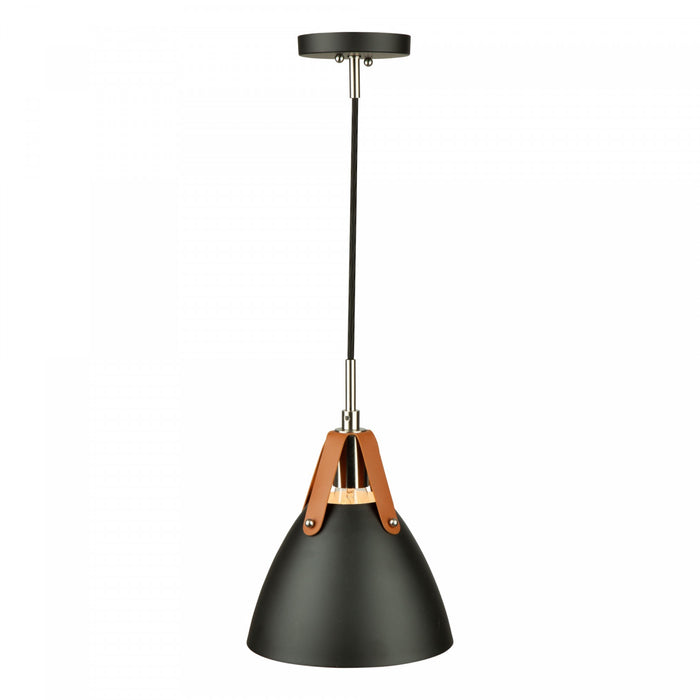 Tote 1-Light Black Pendant II