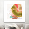"Night On The Town" Matted and Framed White 30x30 Wall Art
