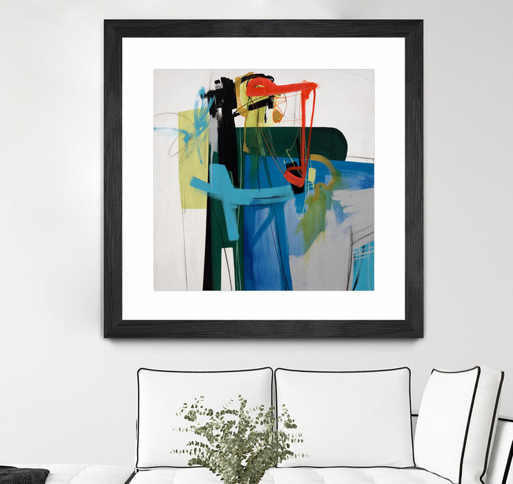 \"Return The Fork\" Matted and Framed Black 30x30 Wall Art
