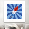 "Daily Cravings Vi" Matted and Framed White 36x36 Wall Art