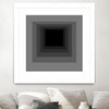 "After Josef A" Matted and Framed White 30x30 Wall Art