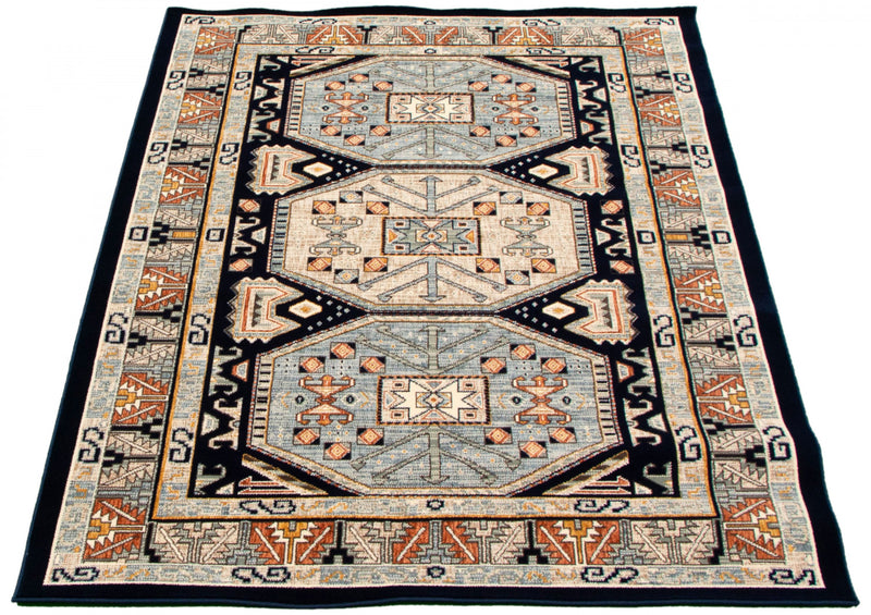 Quincy Navy Blue Area Rug - 7'10\" x 10'2\"