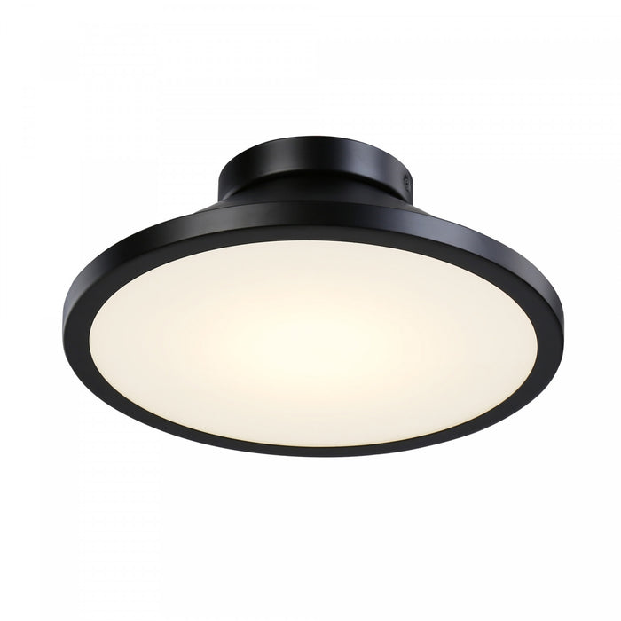 Lucida Black Integrated LED Flush Mount