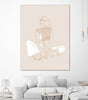 "A Mother And Son " Giant Art 72x54 Wall Art