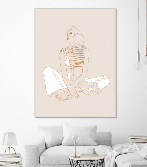 \"A Mother And Son \" Giant Art 72x54 Wall Art