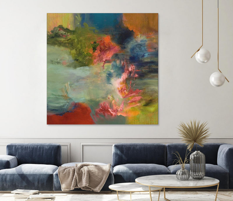 \"Midcenttury Flight\" Giant Art 54x54 Wall Art