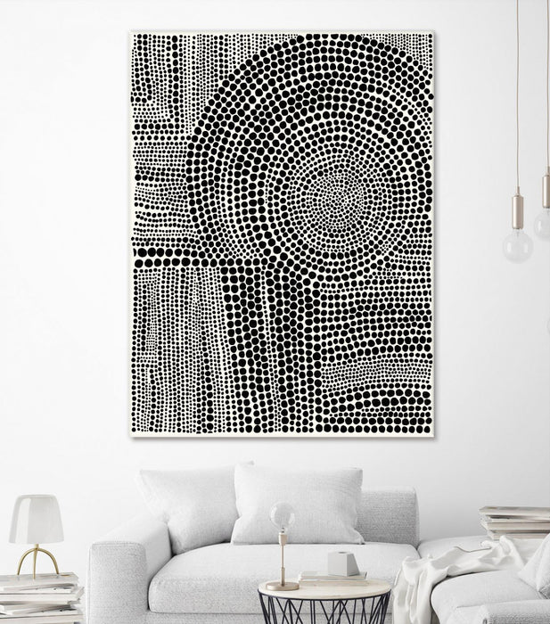 \"Clustered Dots B\" Giant Art 72x54 Wall Art