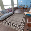Vera Quattro Ivory/Grey Area Rug - 7'10" x 10'5"