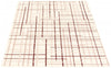 Taite Cream-Bordeaux Area Rug - 3'11" x 5'7"