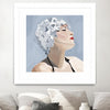 "Getting My Tan On" Matted and Framed White 30x30 Wall Art