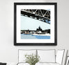 "To The Cut" Matted and Framed Black 36x36 Wall Art