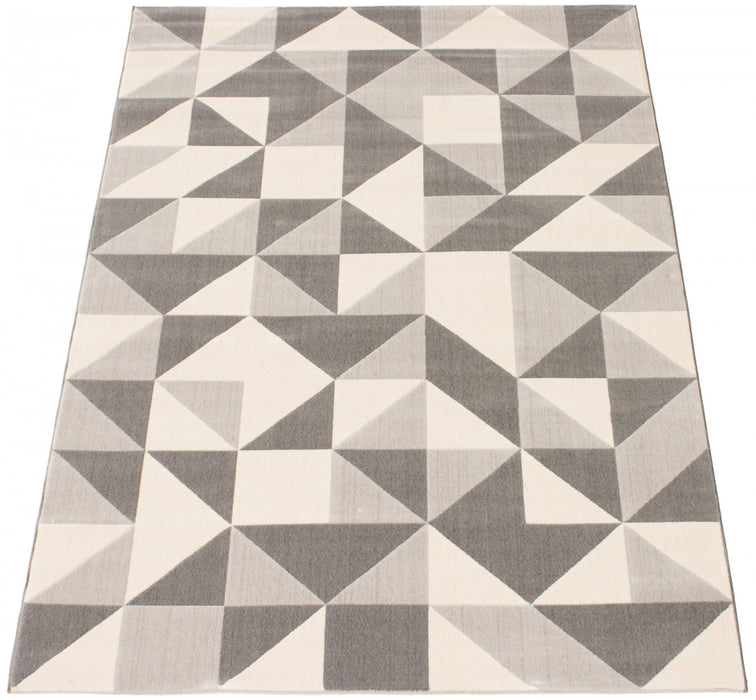 Nuria Grey 5'3\" x 7'7\" Area Rug