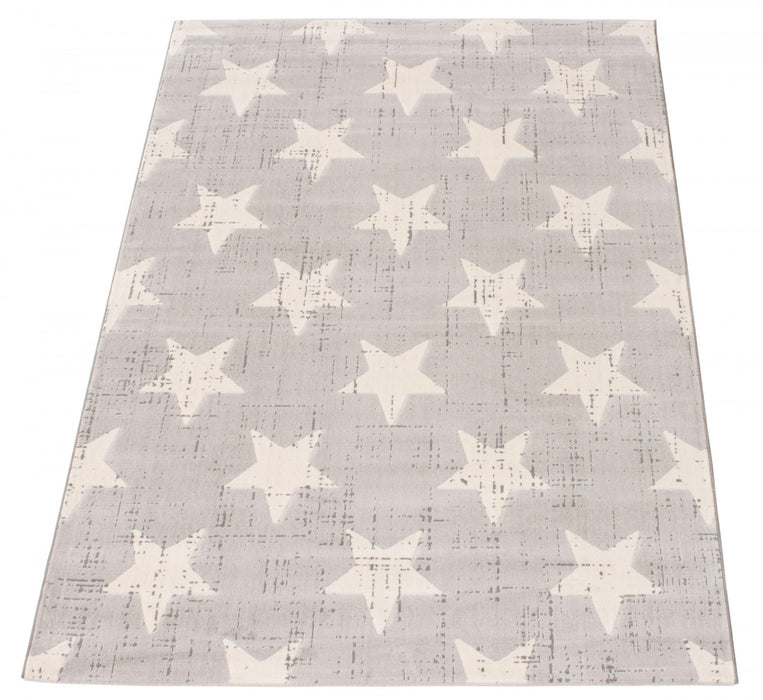 Ira Light Grey 5'3\" x 7'7\" Area Rug